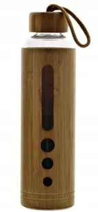 Bidon Eko Butelka szklana bambus Zero Waste 550 ml - Shakery i bidony sportowe - miniaturka - grafika 2