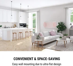 OneConcept OneConcept Wallander grzejnik olejowy 1000W termostat ultrapłaski biały HTR2-Wallander1000WH - Ogrzewanie przenośne - miniaturka - grafika 2