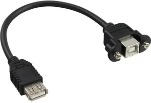 InLine Kabel USB do obudowy USB A/B 0.2m Czarny 33441F - Kable USB - miniaturka - grafika 2