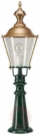 Lampy ogrodowe - K. S. Verlichting B. V. Tradycyjny słupek oświetleniowy Pantar, zielony - miniaturka - grafika 1