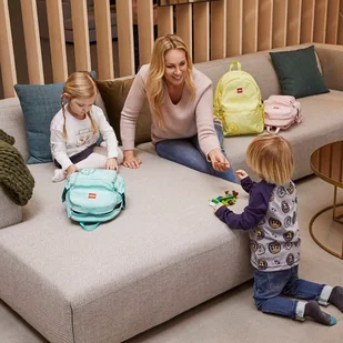 LEGO Plecak codzienny Tribini Joy Large LEGO - emoji / pastel pink 20130-1935 - Plecaki szkolne i tornistry - miniaturka - grafika 7