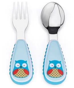 Skip Hop Sztućce Zoo Sowa - Sztućce dla dzieci - miniaturka - grafika 2