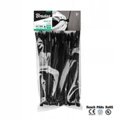 Inne mocowania - Praxa kablowa zaciskowa 4,8 x 250mm Opaska 100szt - miniaturka - grafika 1