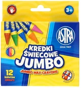 Kredki, ołówki, pastele i pisaki - Astra Kredki świecowe 12kol 316118005 AZ5236 - miniaturka - grafika 1