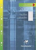 Wkłady do segregatora - Clairefontaine 1731 °C wkłady do kołonotatnika DIN A4 (francuska linie, 50 kartek, 210 X 297 MM) Biały, biały 182489 - miniaturka - grafika 1