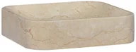Umywalki - vidaXL Lumarko Umywalka, kremowa, 40x40x10 cm, marmurowa! 149168 - miniaturka - grafika 1