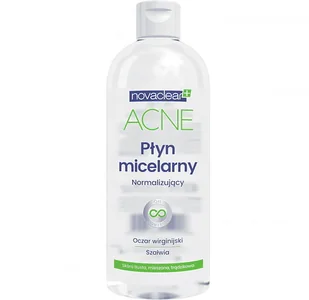 Equalan Novaclear+ Acne normalizujący płyn micelarny 400 ml - Maseczki do twarzy - miniaturka - grafika 2