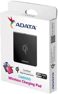 Adata A-DATA Wireless charger Qi CW0050 5V Black (ACW0050-1C-5V-CBK) - Ładowarki do telefonów - miniaturka - grafika 4
