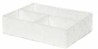 Pudła i pojemniki do przechowywania - Compactor Organizer na bieliznę i dodatki TEX, 32 x 25 x 8 cm, biały - miniaturka - grafika 1
