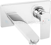 Baterie umywalkowe - Ferro Algeo Square bateria umywalkowa chrom BAQ3PA18 - miniaturka - grafika 1