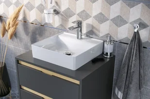 Excellent Excellent Rima 2.0 umywalka nablatowa 40 cm CEEX.4901.400.WH - Umywalki - miniaturka - grafika 3