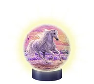 Puzzle - Ravensburger 3d puzzle 11843 konie na plaży, nocna lampka dziecięca - miniaturka - grafika 1