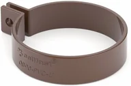 Rynny i akcesoria - Cellfast Obejma 90 mm PVC brąz - miniaturka - grafika 1