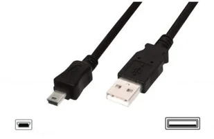 3M Kabel połączeniowy USB2.0 Canon USB A/miniUSB B Assmann KKA5KUBU0290 [1675071] - Kable USB - miniaturka - grafika 2
