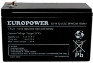 Baterie do zasilaczy awaryjnych UPS - Europower Ev 9-12 12V 8AH 36W Agm Żel Ups Śląsk - miniaturka - grafika 1