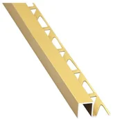 Listwy i profile - STANDERS Profil wykończeniowy Aluminium kwadrat 12 X 12 mm / 2.5 m Złoty Standers - miniaturka - grafika 1