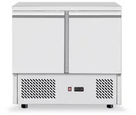 Szafy i witryny chłodnicze - Hendi Stół chłodniczy 2-drzwiowy z blatem roboczym i agregatem dolnym | Twój Zysk 236130 - miniaturka - grafika 1