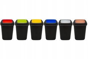 Kosz Do Segregacji Śmieci ,,inne'' 45L Srebrny - Kosze na śmieci - miniaturka - grafika 2