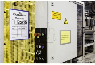 Durable Magnetyczna kieszeń magazynowa Durable A4 pionowa 50 szt. 174407 - Artykuły do ekspozycji w sklepie - miniaturka - grafika 2