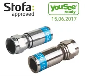 Kable - Triax Triax F-compression connector CX3 7.0 QM (Quick-mount) w 360943 - miniaturka - grafika 1