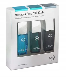 MERCEDES BENZ Zestaw VIP Club Black Leather by Honorine Blanc 7ml + Pure Woody by Harry Fremont 7ml + Energetic Aromatic by Annie Buzantian 7ml woda toaletowa - Zestawy perfum męskich - miniaturka - grafika 2