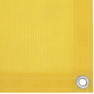 VidaXL Lumarko Parawan balkonowy, żółty, 120x400 cm, HDPE 311001 VidaXL - Markizy - miniaturka - grafika 3