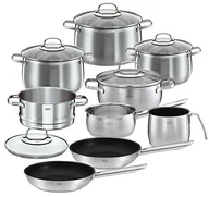 Zestawy garnków i patelni - Rösle RÖSLE zestaw garnków Elegance Globe 10-częściowy zestaw garnków, stal nierdzewna, 24 cm, 63.5 x 36.5 x 34.5 cm, 10 jednostek 13219 - miniaturka - grafika 1
