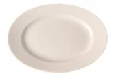 Wyposażenie lokali gastronomicznych - Hendi Półmisek owalny z porcelany 305x220 mm, ecru | , Gourmet HENDI-780084 - miniaturka - grafika 1
