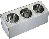 Pojemniki na sztućce - Stalgast Pojemnik na sztućce - 3 częściowy, 385 x 150 x 180 mm 815300 - miniaturka - grafika 1