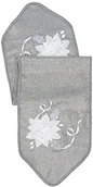 Obrusy i serwetki - Eurofirany CHO/mindy1/św Table Runner, poliester, Grey, 33 x 140 x 6 cm CHO/MINDY1/ŚW - miniaturka - grafika 1