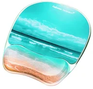 Podkładki pod mysz - Fellowes Photo Gel Mouse Pad and Wrist Rest with MICROBAN Protection, Sandy Beach (9179301) by Fellowes 9179301 - miniaturka - grafika 1