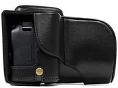 Akcesoria fotograficzne - MegaGear megagear "zawsze gotowy" Nikon skórzana torba na aparat  łatwe w instalacji, tripod i akcesoria do pracy w firmie  kompatybilny z obwodowych Nikon d3400 |18  55| MG856 - miniaturka - grafika 1