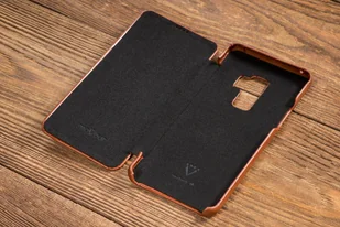 moVear Etui Samsung S9+ Brązowa SKÓRA Futerał Galaxy G965F SGS9PS0S0BKVBR - Etui i futerały do telefonów - miniaturka - grafika 6