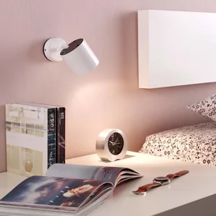 Milan Odchylana lampa ścienna KRONN, biała - Lampy ścienne - miniaturka - grafika 2