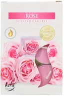 Świece - Bispol Aura Podgrzewacze Róża 6 szt. - miniaturka - grafika 1