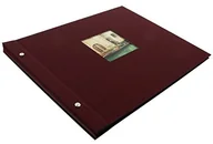 Albumy fotograficzne - Goldbuch Bella Vista 28972 skręcany album na zdjęcia, lniany, 40 czarnych stron przekładanych pergaminem, 39 x 31 cm, kolor: bordowy 28 972 - miniaturka - grafika 1