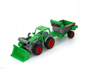 Wader 8718 Traktor-ładowarka z naczepą Farmer-tech - Jeździki dla dzieci - miniaturka - grafika 5