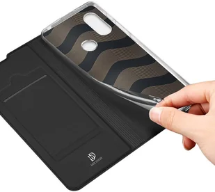 Etui z klapką Dux Ducis Skin Pro do Motorola Moto E7 Power / E7i Power czarny - Etui i futerały do telefonów - miniaturka - grafika 4