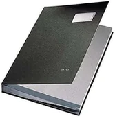 Teczki i skoroszyty - Leitz 57010095 teczka na dokumenty, 10 przegródek, powłoka PP, czarna 57010095 - miniaturka - grafika 1