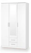 Szafy - Halmar szafa z lustem kolor biały LIMA S-3 - miniaturka - grafika 1