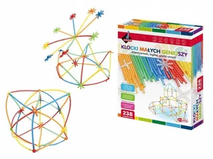 Askato Klocki słomki MIDI 238 elementów - Zabawki konstrukcyjne - miniaturka - grafika 5