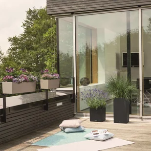 Lechuza Donica BALCONERA Color 50 ALL-IN-ONE, beżowa - Donice - miniaturka - grafika 2