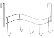 Wieszaki i stojaki - 5five Simple Smart Wieszak na drzwi z 5 haczykami WAVE stal chromowana B07DQ7D942 - miniaturka - grafika 1