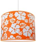 Lampy sufitowe - Lampdar Żyrandol dziecięcy FLOWERS 1xE27/60W/230V pomarańczowy - miniaturka - grafika 1