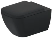 Miski WC - Duravit Happy D.2 Toaleta WC podwieszana 54x36,5 bez kołnierza antracyt mat 2222098900 - miniaturka - grafika 1