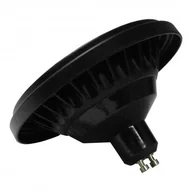 Taśmy LED - GTV Żarówka LED 12W ES111 GU10 850lm biała ciepła z diodami power z czarnym aluminiowym radiatorem i mleczną szybką GTV 8133 LD-ES11101-30 - miniaturka - grafika 1