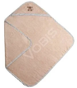 BabyMatex Okrycie kąpielowe Bamboo 100 x 100 Beż - Okrycia kąpielowe dla dzieci - miniaturka - grafika 2