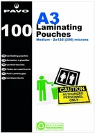 Folie do laminatora - Unbekannt PAVO Premium folii do laminowania DIN A3, 2 X 125 mikronów, 100-Pack 8005895 - miniaturka - grafika 1