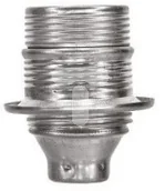 Oprawy, klosze i abażury - Pawbol Oprawka E27 metalowa porcelanowy wkład z kołnierzem D.ON20 5szt. 0004-00012-39425 - miniaturka - grafika 1