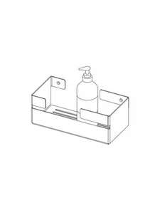 Deante Mokko Półka wysoka ADM A521 ADM A521 - Półki łazienkowe - miniaturka - grafika 5